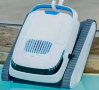 Swimming pool floor wall waterline robot cleaner