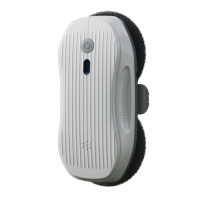 Robot Window cleaner Oval mode with swift moving with ultrasonic water spray