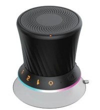 Portable Bahtroom Refregeraator 5W BT Bluetooth Speaker with mic with RGB