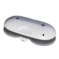 Window Robot cleaner Oval mode with swift moving with ultrasonic water spray
